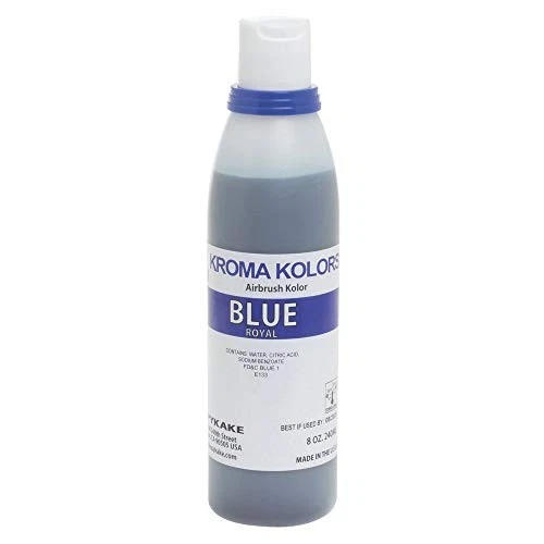 Aerógrafo azul royal 8 oz cor alimentar - Imagem 2 de 3