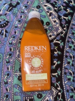 Redken Nature + Science All Soft Conditioner 8.5 oz Vegan Dry Brittle Hair Care