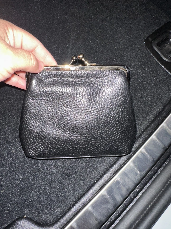 Cartera Dooney & Bourke Grano Guijarro Grande Enmarcada - Negra - Usada, Rara Foto 2 de 3