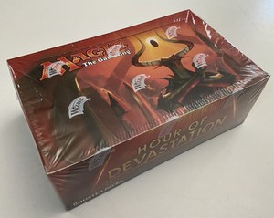 hours of devastation booster box mtg hour Magic: The Gathering Hour of Devastation Sealed Collectible Card Game Four hours of observation shall take place hailing his return Magic The Gathering Hour Of