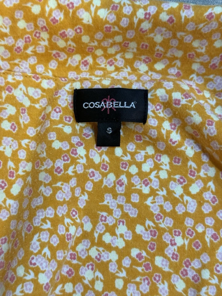 Top de pijama estampado Cosabella para mujer S suela flora Fiore mezcla modal ropa de salón Foto 2 de 4