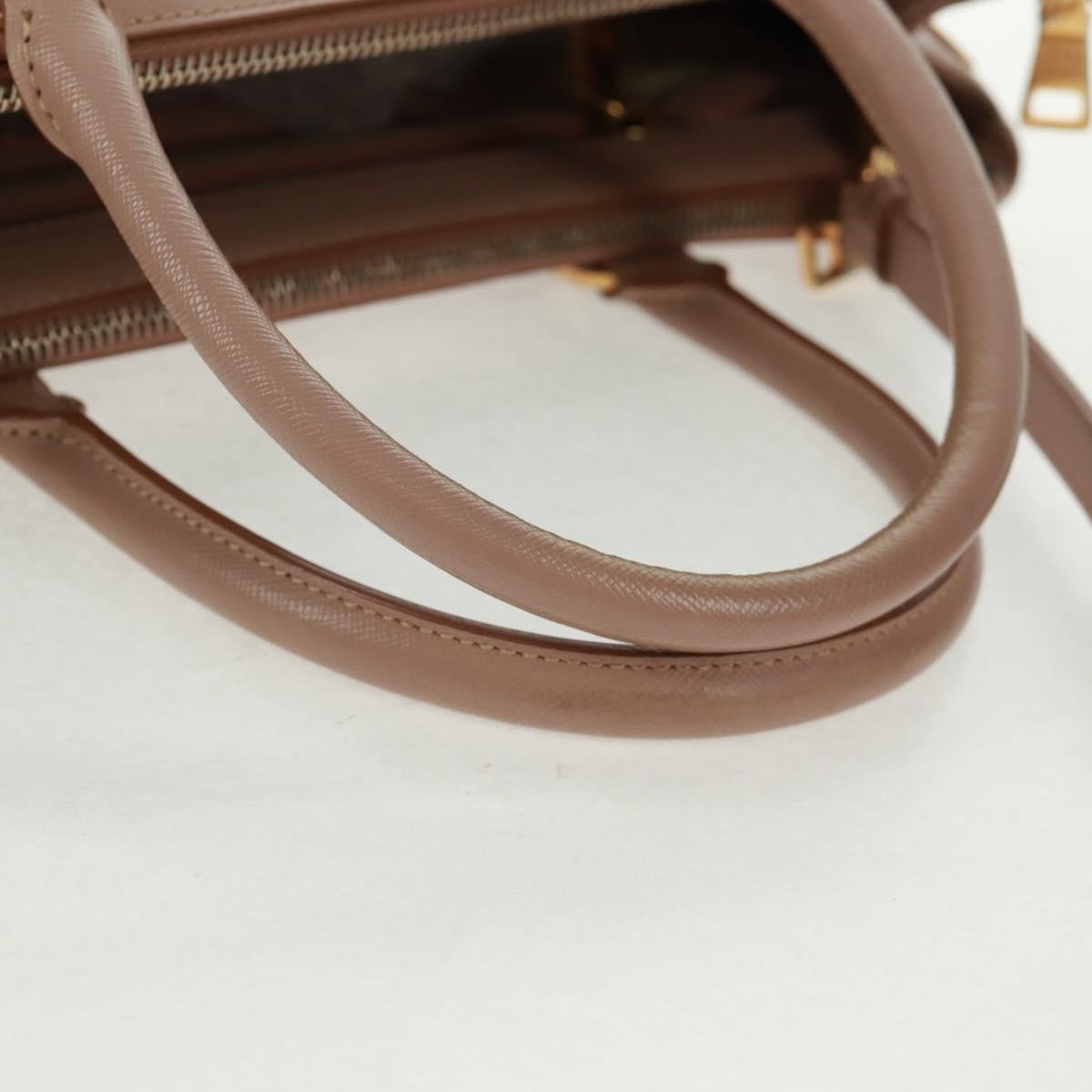 Prada Double Zip Lux Tote Saffiano Leather Pink Leather Tote Bag Bag Authentic thumbnail 8