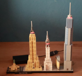 LEGO Architecture 21028 New York City 2016 *** with LED + original packaging