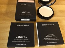 3 bareMinerals Original Mineral Veil Pressed Setting Powder Sheer Light boxed 
