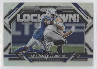 2022 Panini Prizm Lockdown! Silver Prizm Shaquille Leonard #L-13 10p6