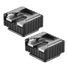 2Pcs Flash Hot Shoe Mount Adapter To 1/4 Inch Thread For Studio Light Stand9390