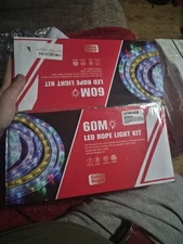 200ft LED Rope Lights Outdoor 1440 LED Connectable and Flexible Tube Lights New