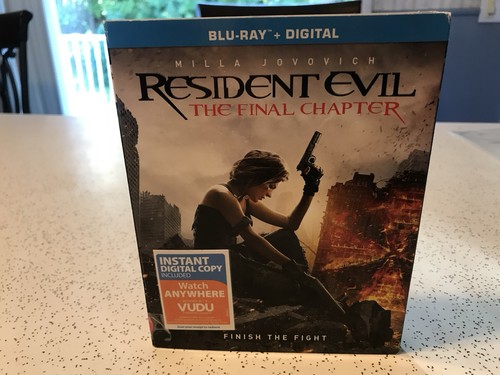 Resident Evil: The Final Chapter Blu-ray Only 2016 VG+ Condition