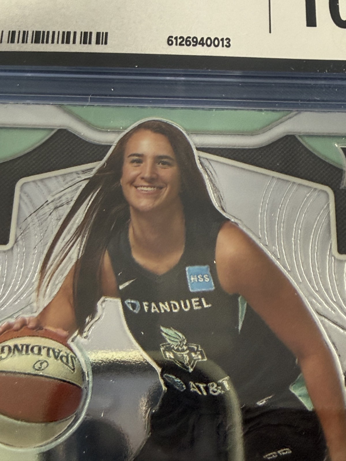 2020 Sabrina Ionescu Rookie !! #89 Panini Prizm CGC 10 GEM MINT Graded !!! view 7