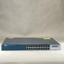 Gigabit Switch 24 port PoE+ Cisco WS-C3560X-24P-L New in Original Box