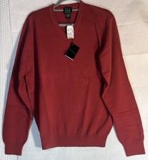 New Jos A Bank Men's Sweater M Medium Pima Cotton Signature Collection NWT
