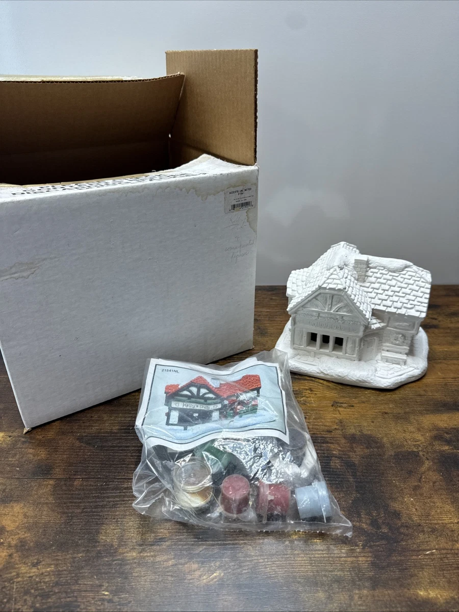 Figurine Vintage Accents Unlimited Wee Crafts – Ours Luge – Rare – Neuf