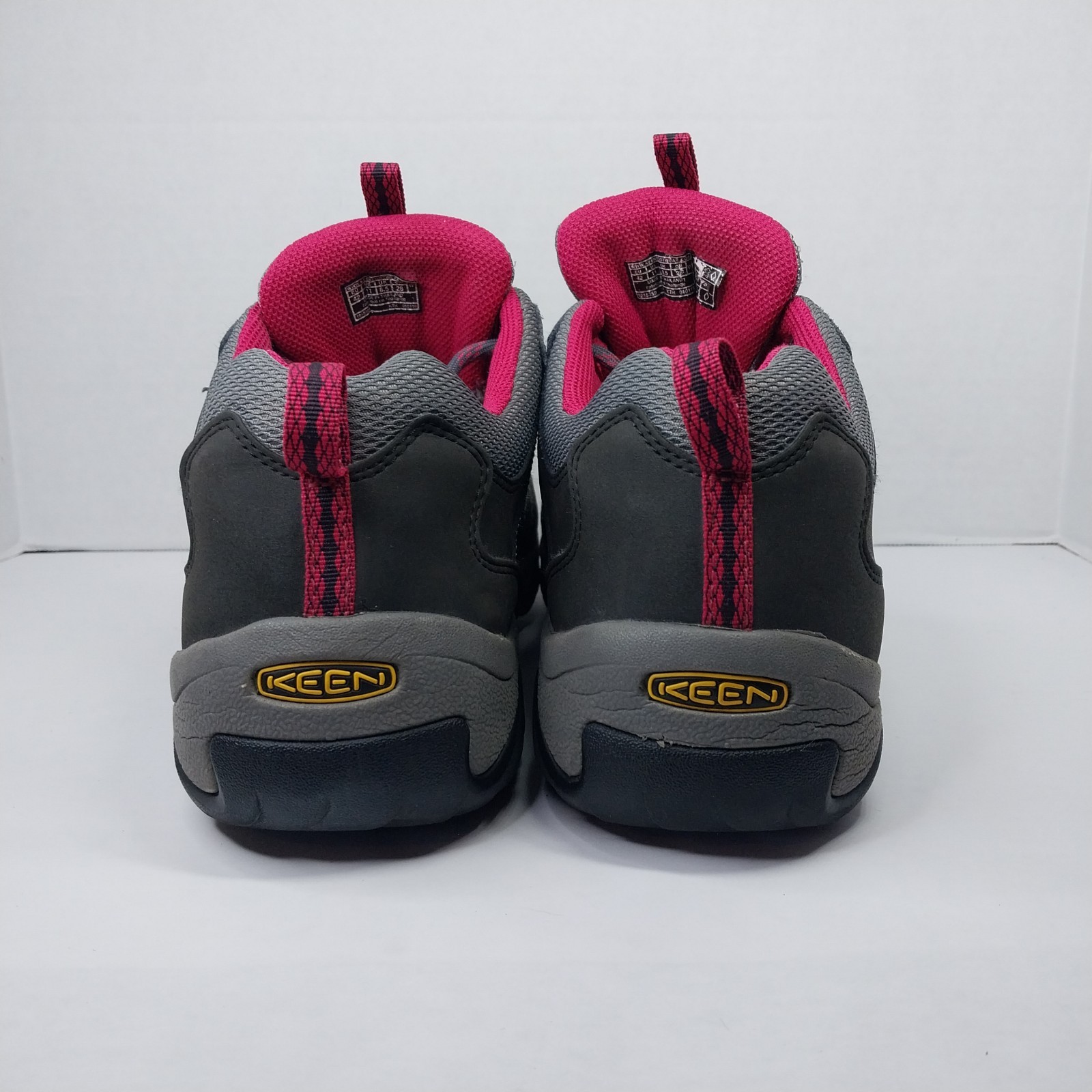 Scarpe da trekking Keen donna taglia 11 Oakridge impermeabili sportive grigio rosa 1015359