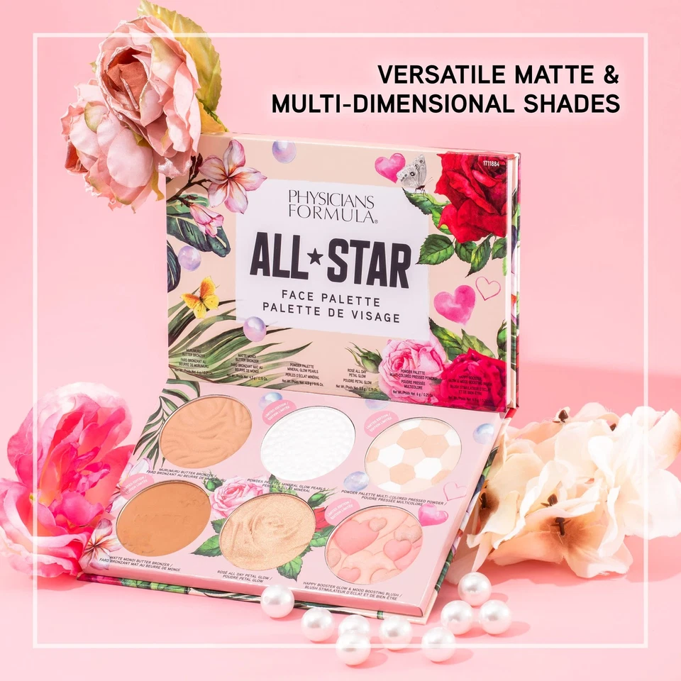 All-Star Face Palette, Velvety-Smooth Buildable & Blendable Formulas,Versatil... - Image 4 of 4