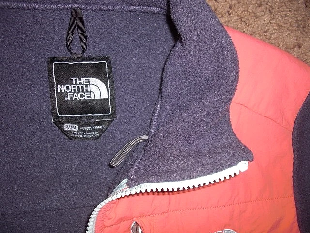 THE NORTH FACE Naranja Azul Cremallera Completa Polar Exterior Chaqueta Mujer Mediana Foto 4 de 4