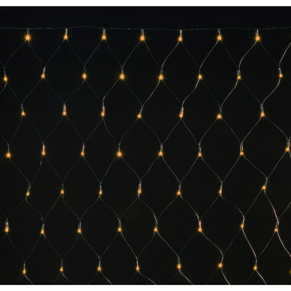 LED Lichternetz 3,6x2,6m 288 LED Warmweiß Weihnachtsbeleuchtung mit Timer Deko - Bild 3 von 3