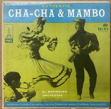 El Borinquen Orchestra - Authentic Cha-Cha & Mambo 1956 LP Vinyl Mambo G+/G+