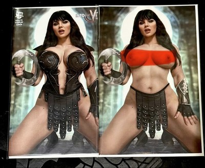 Power Hour  Shikarii Xena Warrior Princess Naughty And Nice Set   NM