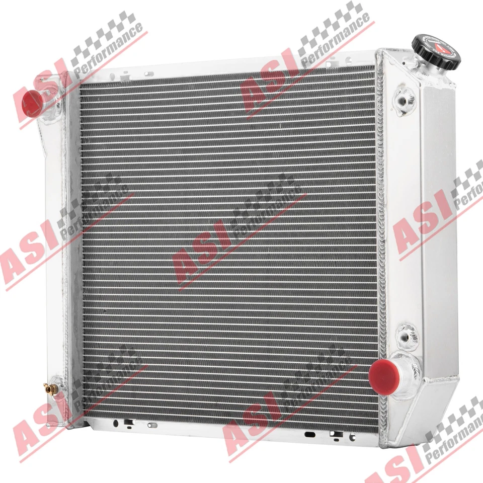4 Row Radiator For 1980-1984 1982 Ford Bronco F-150 F-250 F-350 1980-1983 F-100 Foto 2 de 4