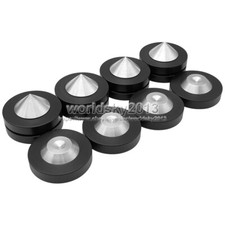 4x 39mm Stainless Speakers Shock Spikes Stand Foot Isolation Feet  Base Pads 3