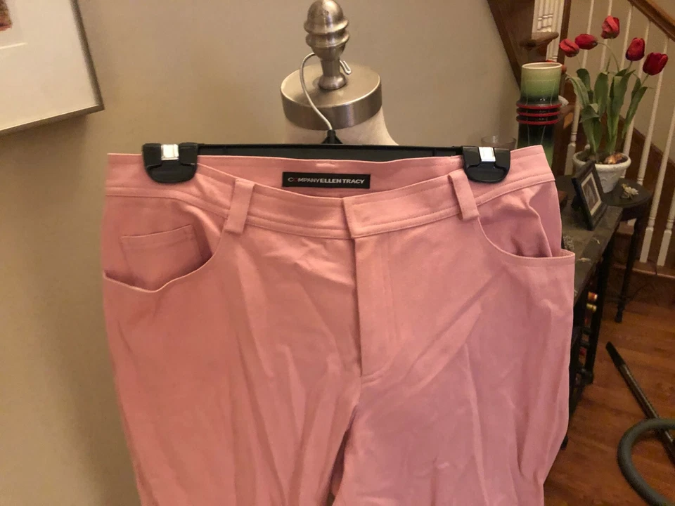 Pantalón señora talla 8 en rosa de Ellen Tracy. Envío GRATIS Foto 2 de 4