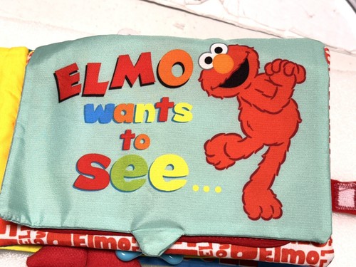 Giggle Elmo Sound Crinkle Soft Book Kids Preferred 2019 Sesame Street EUC - Picture 4 of 12