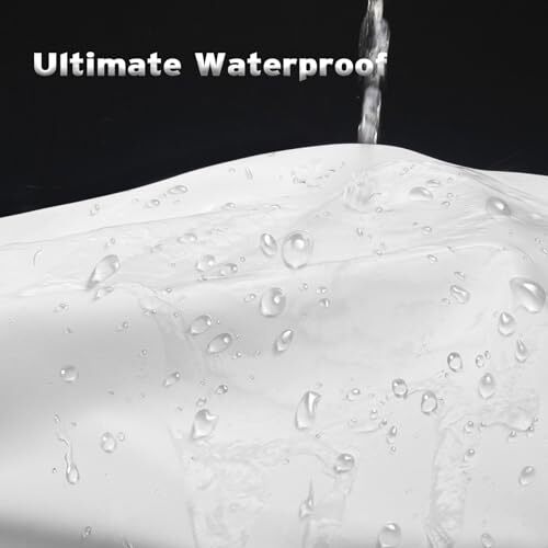 Titanker Waterproof Shower Curtain Liner Fabric, Cloth Shower Curtain