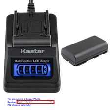 Kastar Battery LCD Quick Charger for Canon BP-911 BP911 BP911K 911K BP-915 BP915