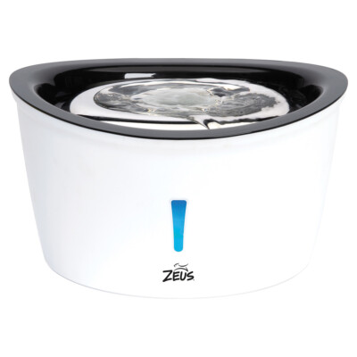 Zeus Cascade Trinkbrunnen Edelstahl 6L für Hunde, 2 Wasserfluss-Optionen