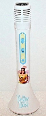Disney Beauty And The Beast Bluetooth Karaoke Microphone Speaker Ebay