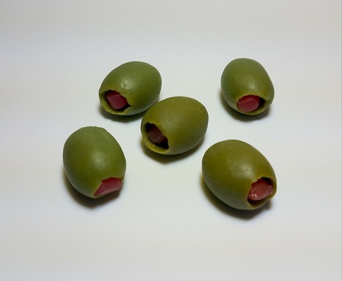 Fake Green Olives with Pimento | Replica, Artificial, Faux