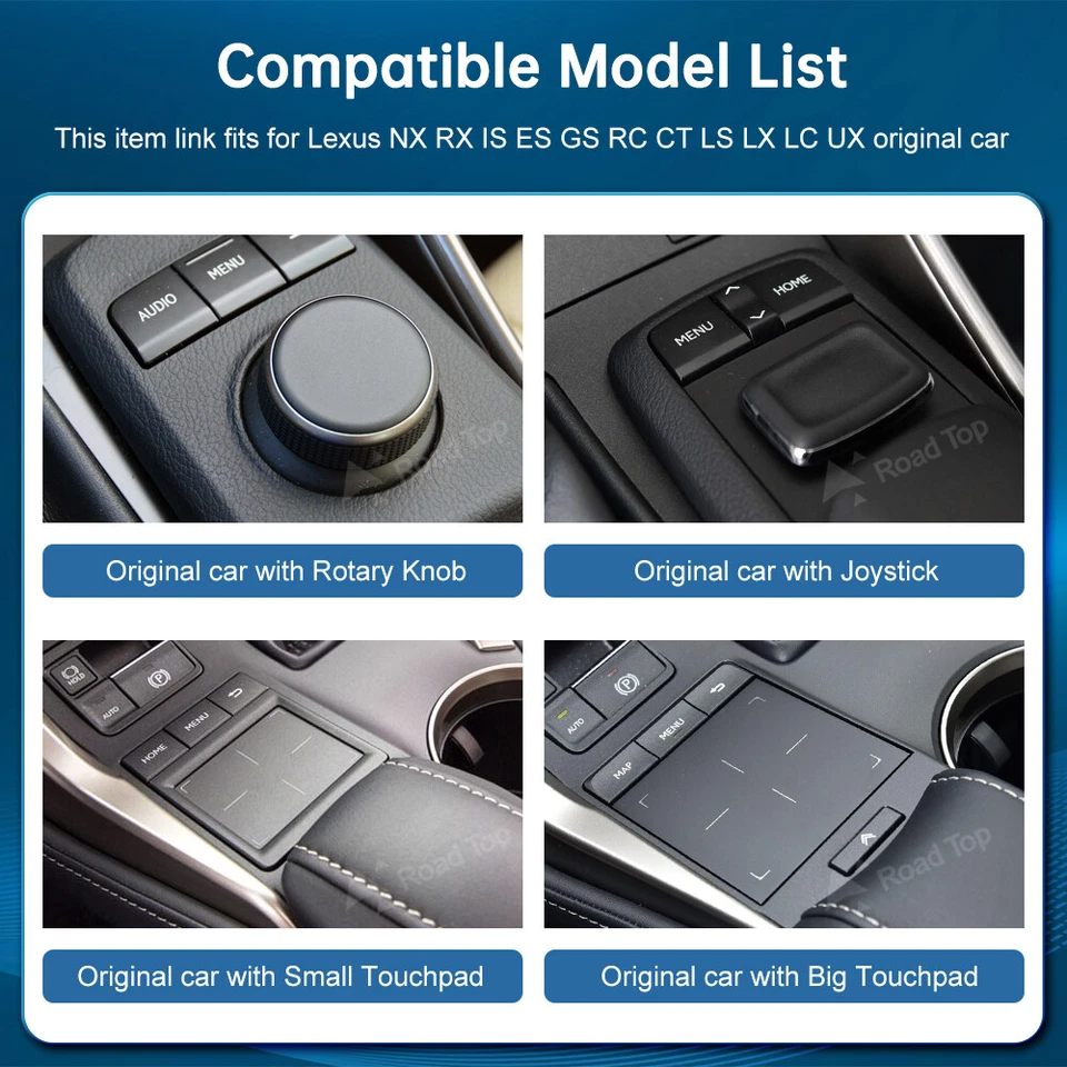 Wireless CarPlay Retrofit Fit For Lexus NX ES UX IS RX GS RC LS LX LC 2014-2020 - Image 2 of 4