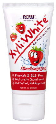 NOW Foods XyliWhite  Strawberry Splash Toothpaste Gel for Kids