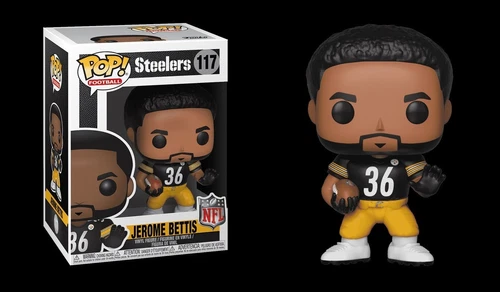 Funko Pop! NFL  Pittsburgh Steelers, Jerome Bettis #117!