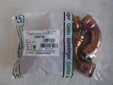 (5 Pack) Banninger Conex 1-1/4" ProPress 90 Degrees Copper Elbow.