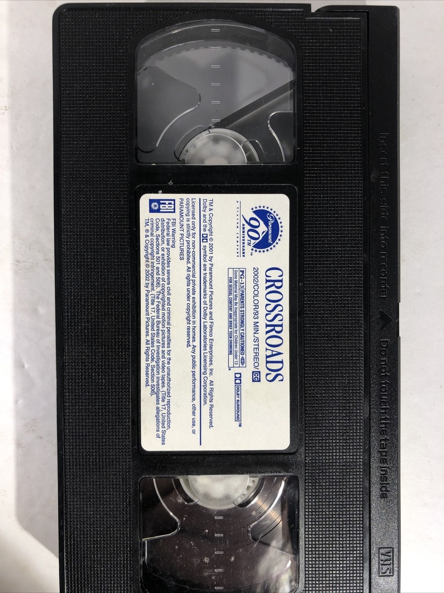 Crossroads(VHS 2002)Brittany Spears Dan Aykroyd-TESTED-RARE