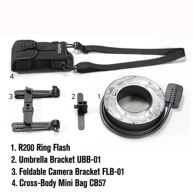 Godox R200 200W LED Ring Light Speedlite Flash Light Head for Sony Canon Nikon - Image 2 of 4