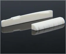 MusicianAtHeart Cattle BONE NUT and SADDLE Set for FENDER Acoustic Guitar