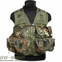 Bundeswehr Tactical Einsatzweste Flecktarn Bw Taktische Weste Army Paintball