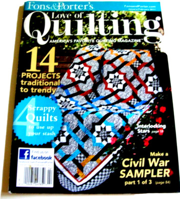 Fons & Porter's Love Of Quilting Magazine 14 Projects - Jan/Feb 2011