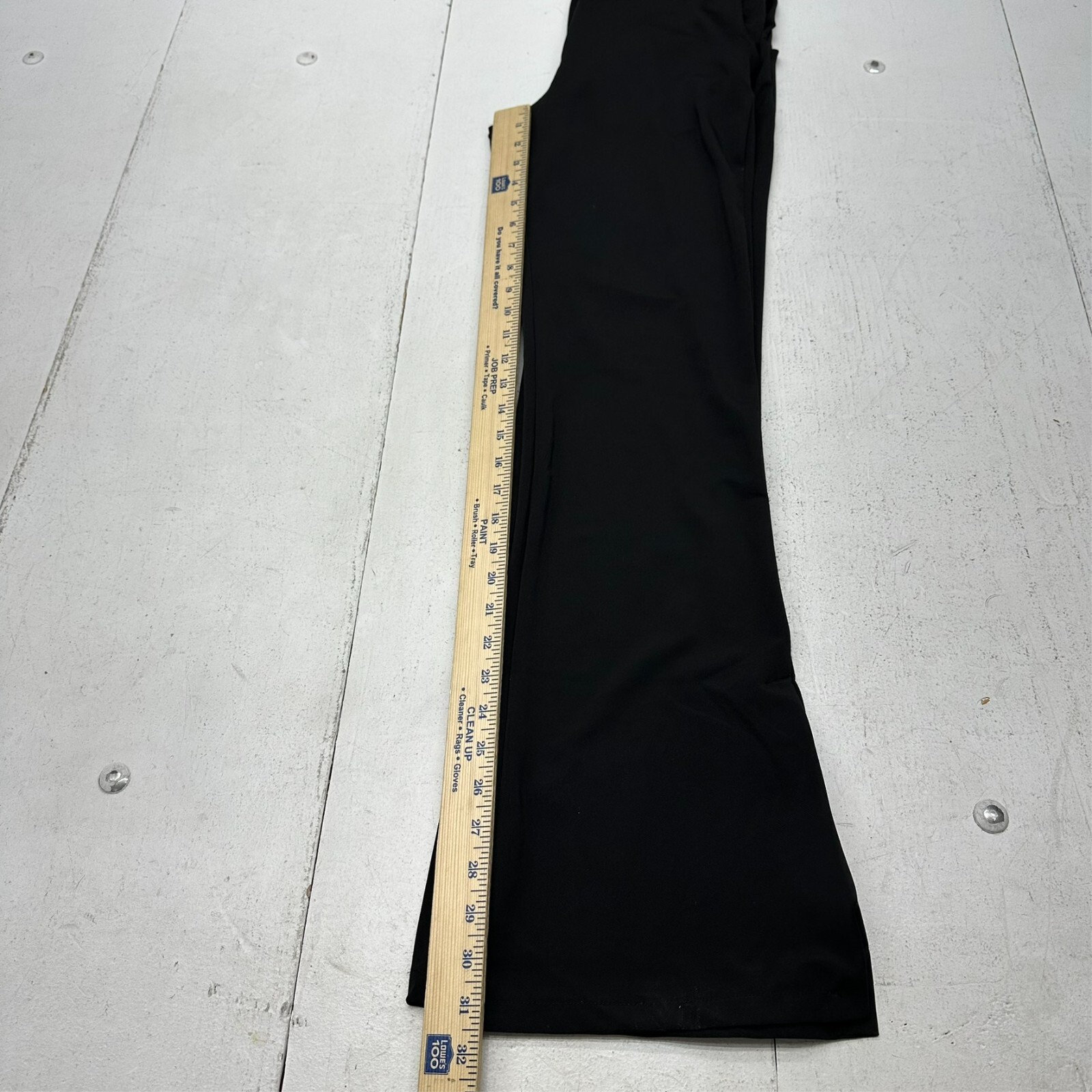 Iris Solid Black Basic Flare High Waisted Work Dr… - image 8