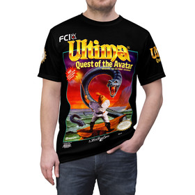 Ultima IV: Quest of the Avatar NES Retro Nintendo Video Game Cover T-Shirt