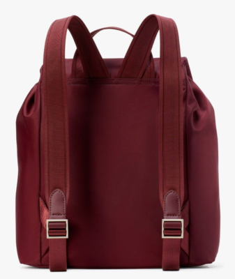 S Kate Spade Sam Dark Red Merlot Nylon Medium Backpack K4467 NWT $248 Retail Kate Spade Sam Dark Red Merlot Nylon Medium Backpack K4467  main image 4