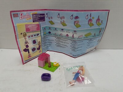 Mega Bloks Puppy Pals Barbie (80202) Incomplete (Pre-Owned)