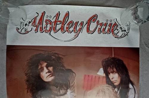MOTLEY CRUE DR FEELGOOD VINTAGE ORIGINAL MUSIC BAND PROMO POSTER METAL (1989) - Bild 4 von 9
