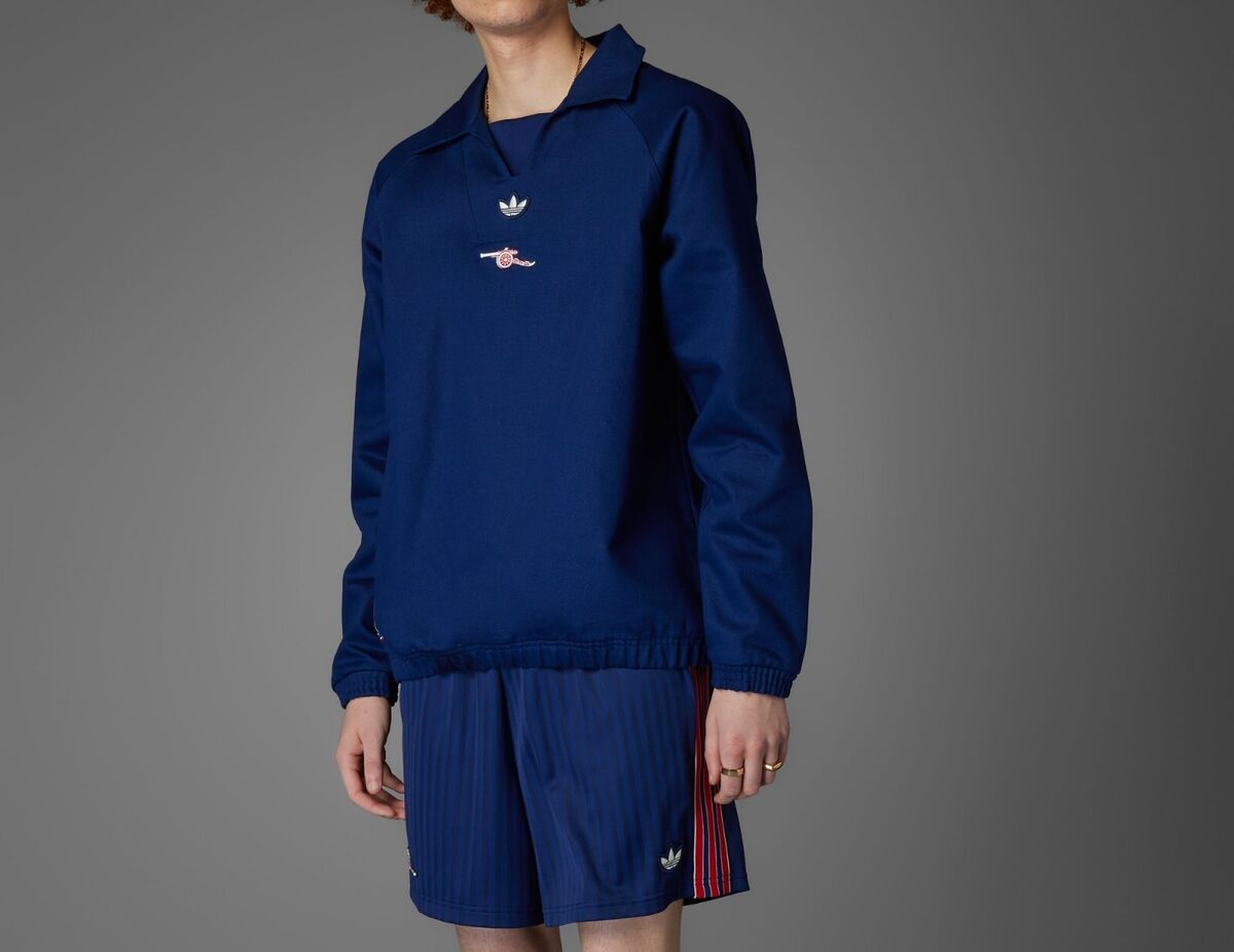 ■adidas■ Arsenal Terrace Icon Drill Top JF0547 Adidas Arsenal Terrace Icon Drill Top - Night Sky / JF0547