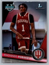 2023-24 Bowman University Chrome Mackenzie Mgbako #92 Indiana Hoosiers