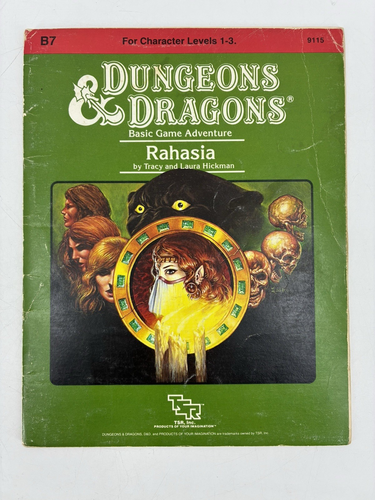 Rahasia - Dungeons & Dragons Basic Game Module B7 - TSR #9115 - 1984 VTG - Picture 2 of 12