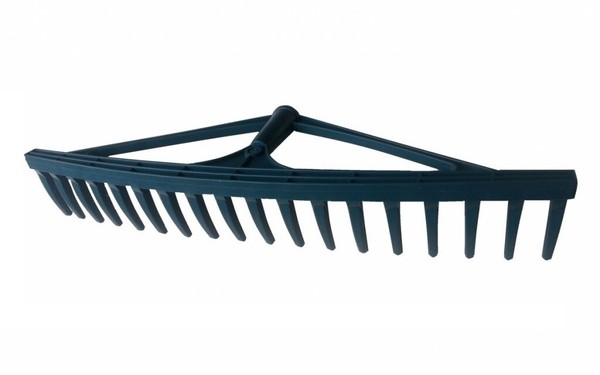 Heurechen Laubrechen Rechen 540 Mm Rasenrechen Gartenrechen 18 Zinken VerstÄRkt-image