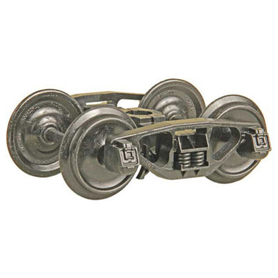 Kadee #971 AAR Bettendorf Style Trucks w/33'' Smooth Bck Metal Wheels (2) G Scale